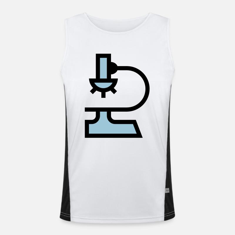 Microscope de laboratoire Débardeur respirant contrasté Homme 