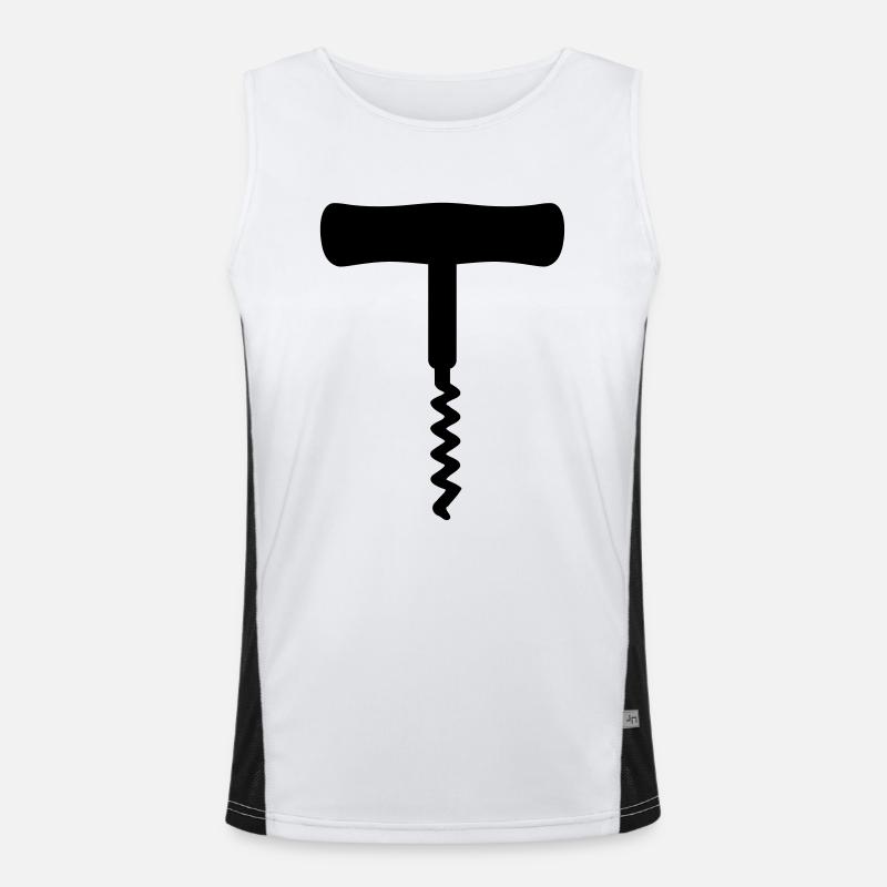 Corkscrew Men's Functional Contrast Tank Top 
