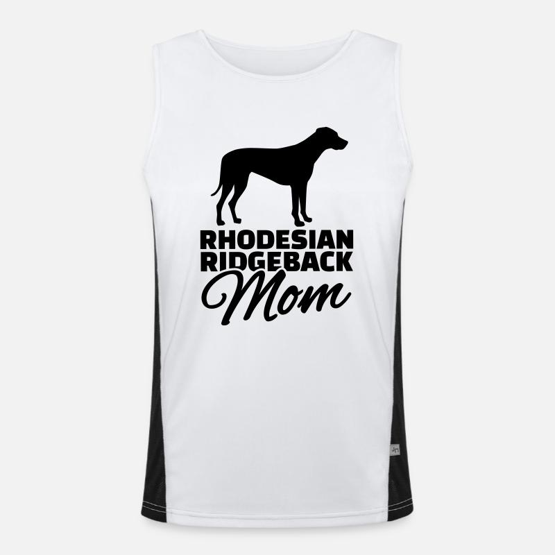 Rhodesian Ridgeback Funktionelles Kontrast-Tank Top für Männer 