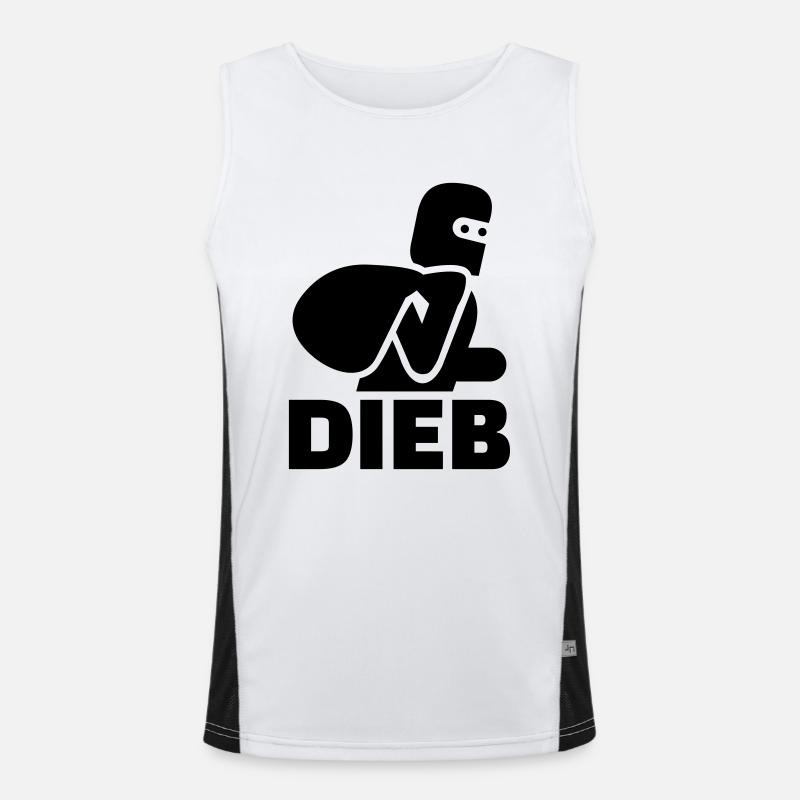 Dieb Funktionelles Kontrast-Tank Top für Männer 