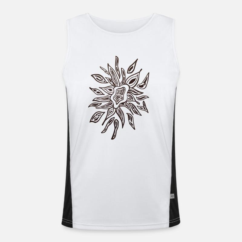 Ffleur1 Débardeur respirant contrasté Homme 