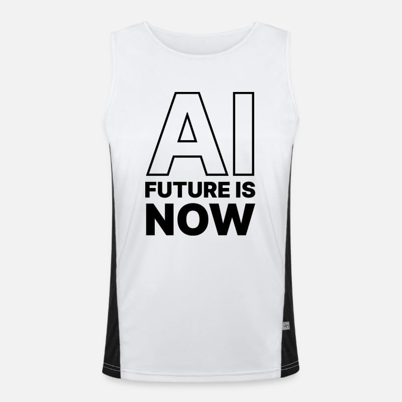 AI ARTIFICIAL INTELLIGENCE Men's Functional Contrast Tank Top 