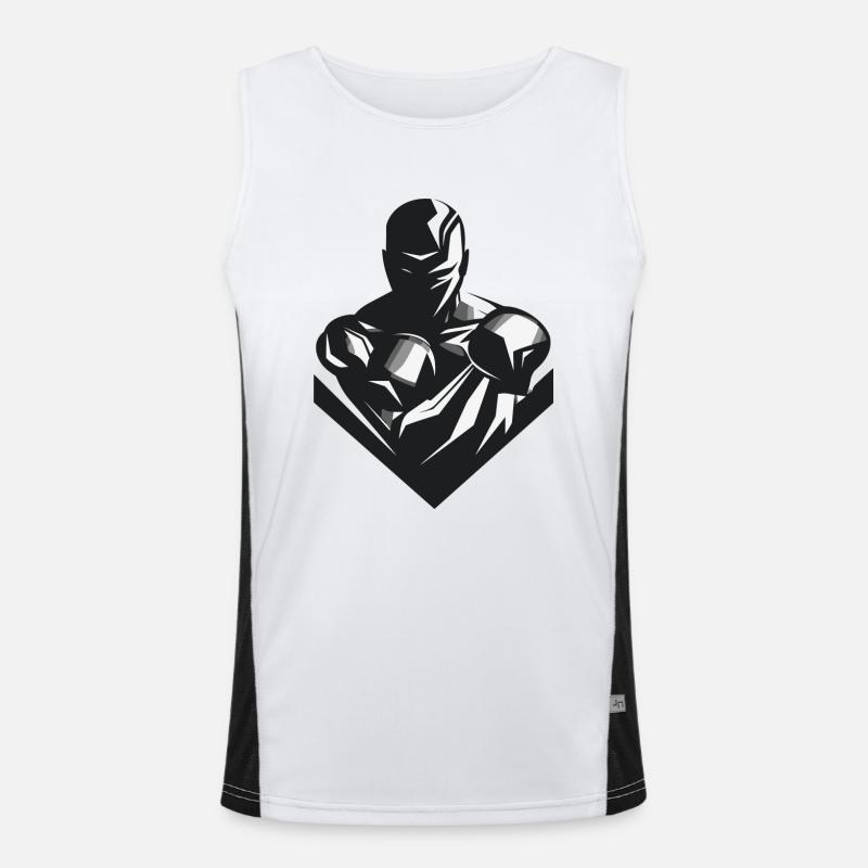 Boxer crest Men's Functional Contrast Tank Top 