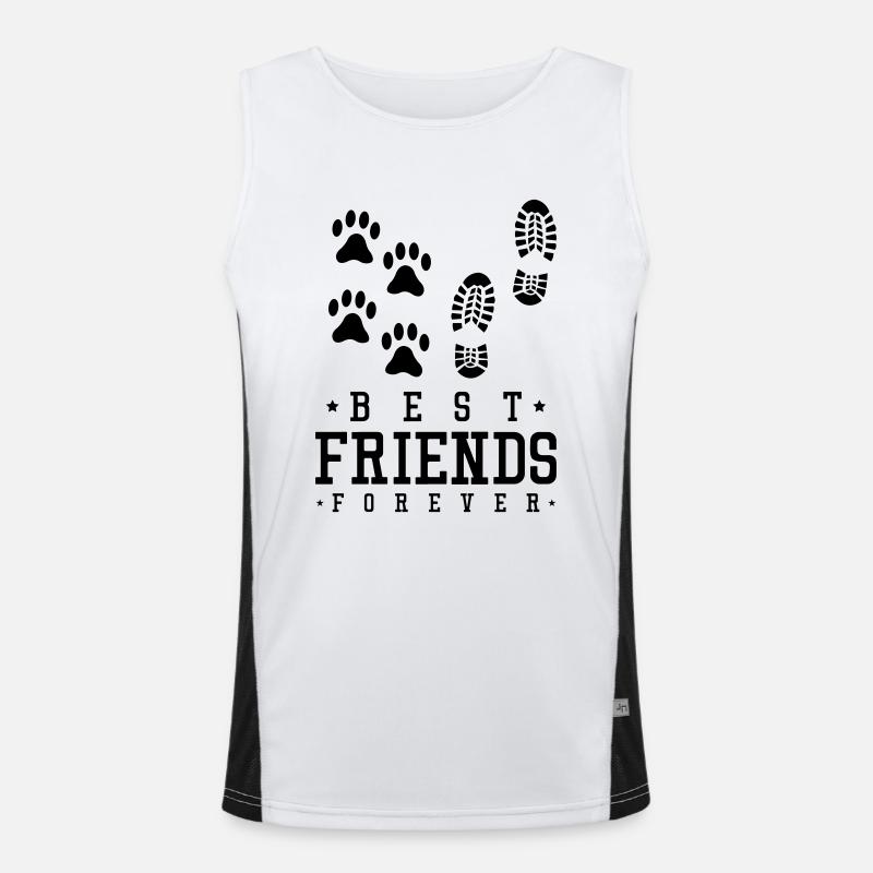 Best Friends Forever 01 Men's Functional Contrast Tank Top 