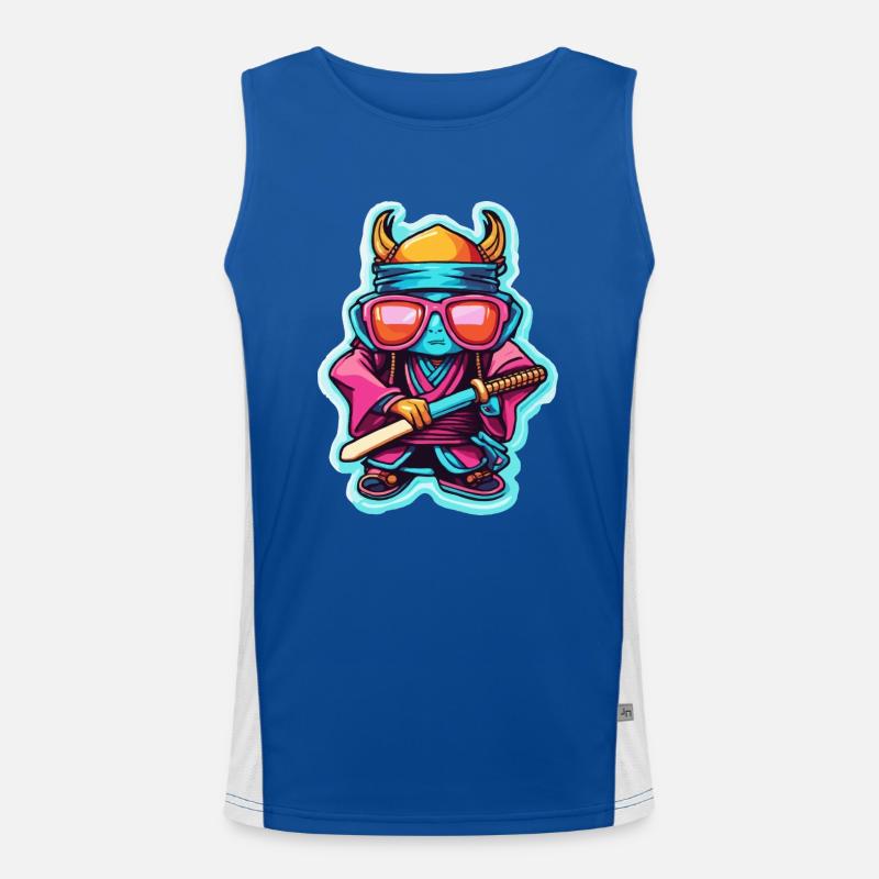 Samurai / Japanisch / Harakiri / Katana / Mann Funktionelles Kontrast-Tank Top für Männer 