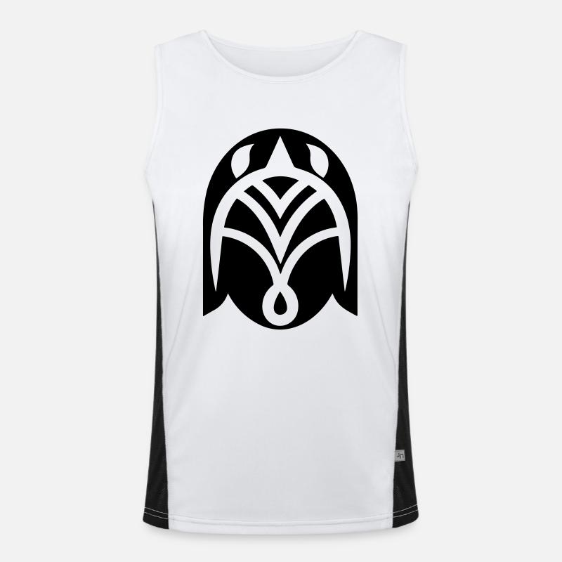 Viking Helmet Warrior Men's Functional Contrast Tank Top 