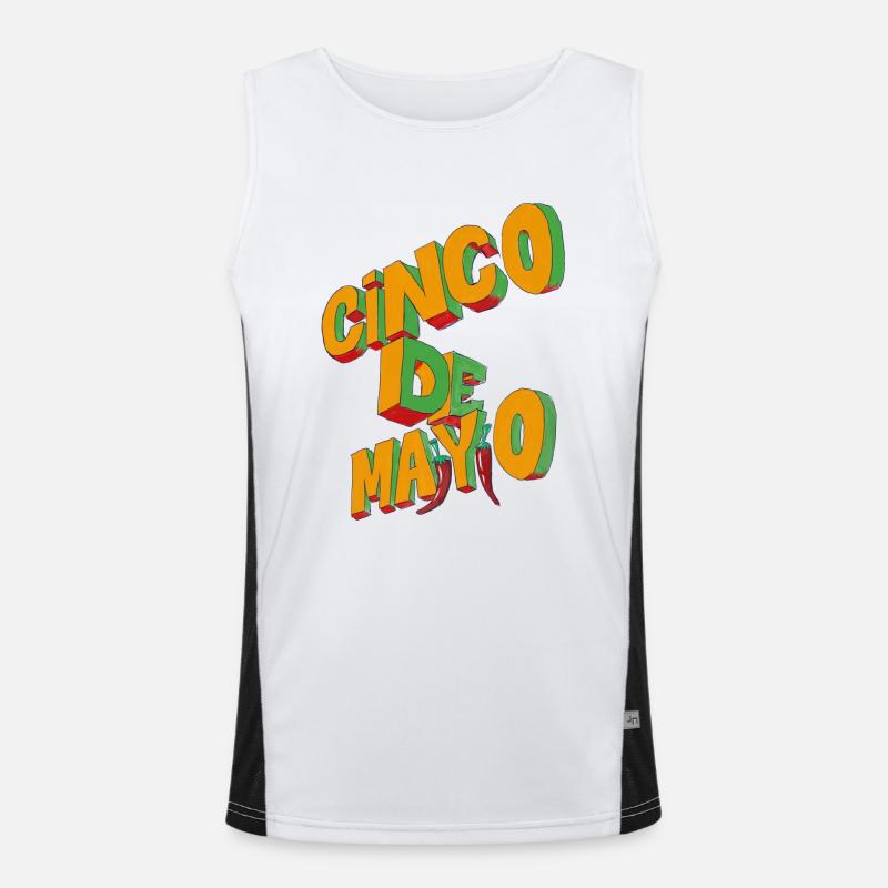 Conco de Mayo Débardeur respirant contrasté Homme 