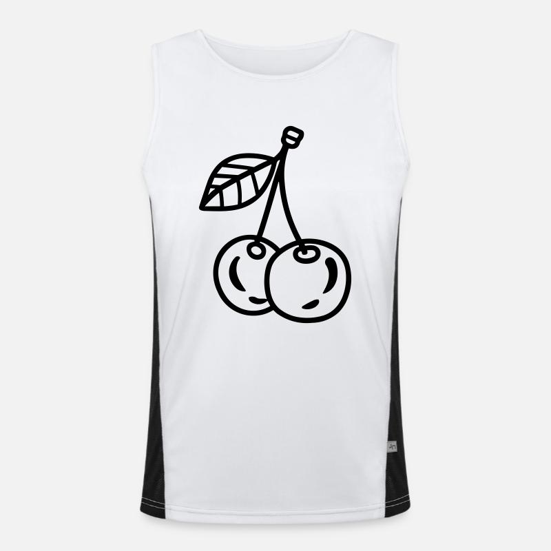 cherry Men's Functional Contrast Tank Top 