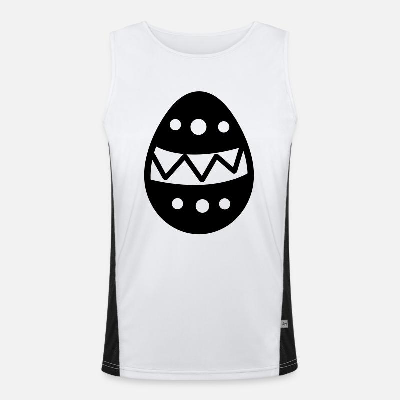 Easter Egg Men's Functional Contrast Tank Top 
