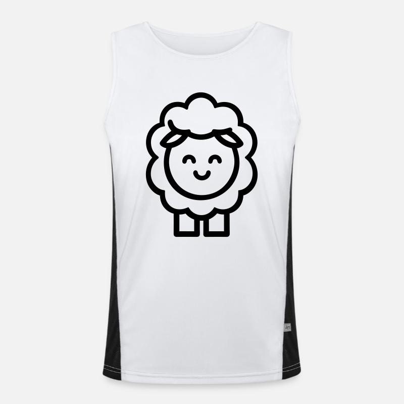 sheep Men's Functional Contrast Tank Top 