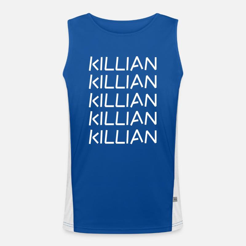 Jungeselle Killian Funktionelles Kontrast-Tank Top für Männer 