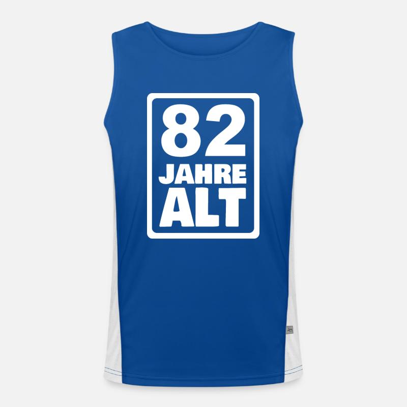 Alt 82 Funktionelles Kontrast-Tank Top für Männer 