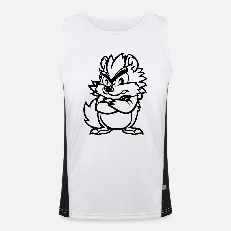 hérisson Débardeur respirant contrasté Homme 