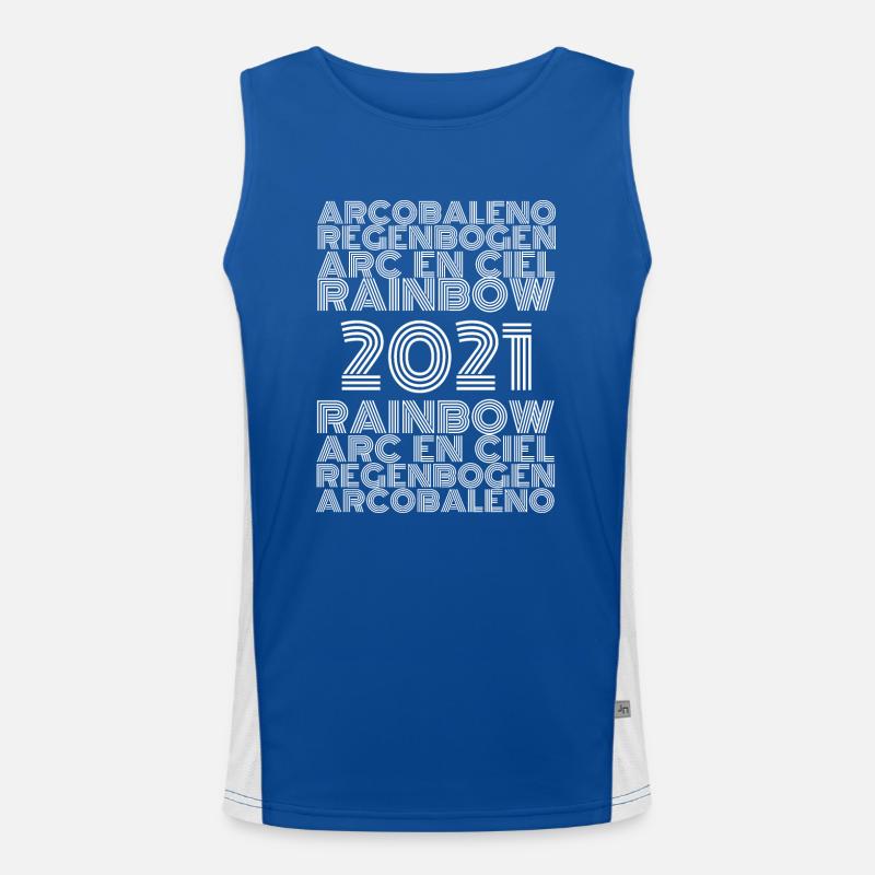 2021 Funktionelles Kontrast-Tank Top für Männer 