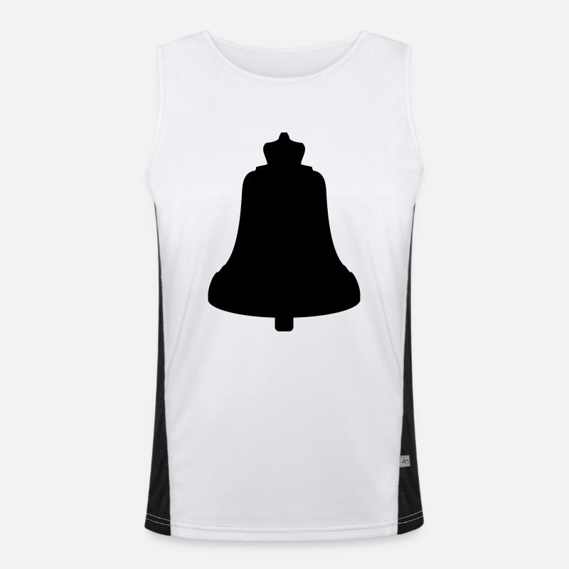 Kirchen Glocke Funktionelles Kontrast-Tank Top für Männer 