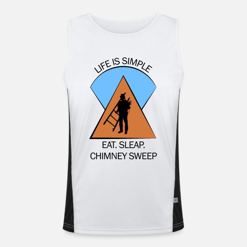 Chimney Sweep Chimney Sweep Men's Functional Contrast Tank Top 