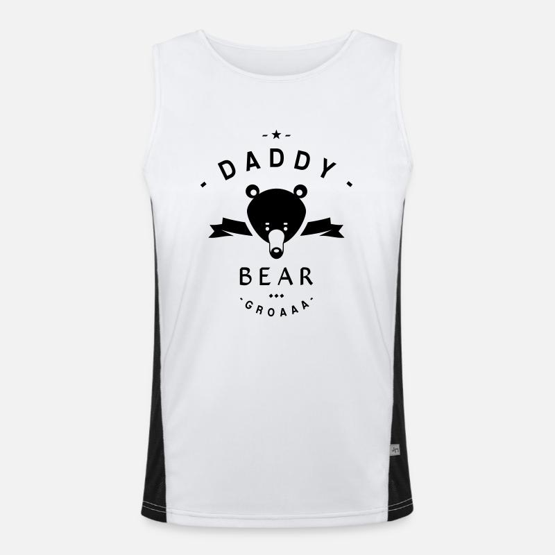DADDY-BEAR Men's Functional Contrast Tank Top 