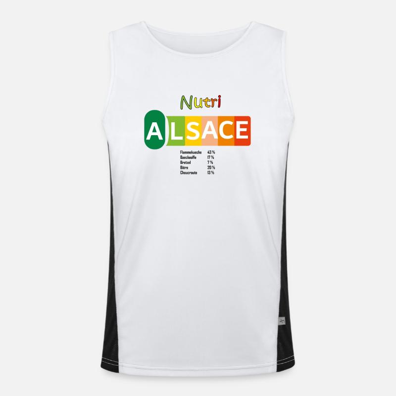 Nutri Alsace Débardeur respirant contrasté Homme 