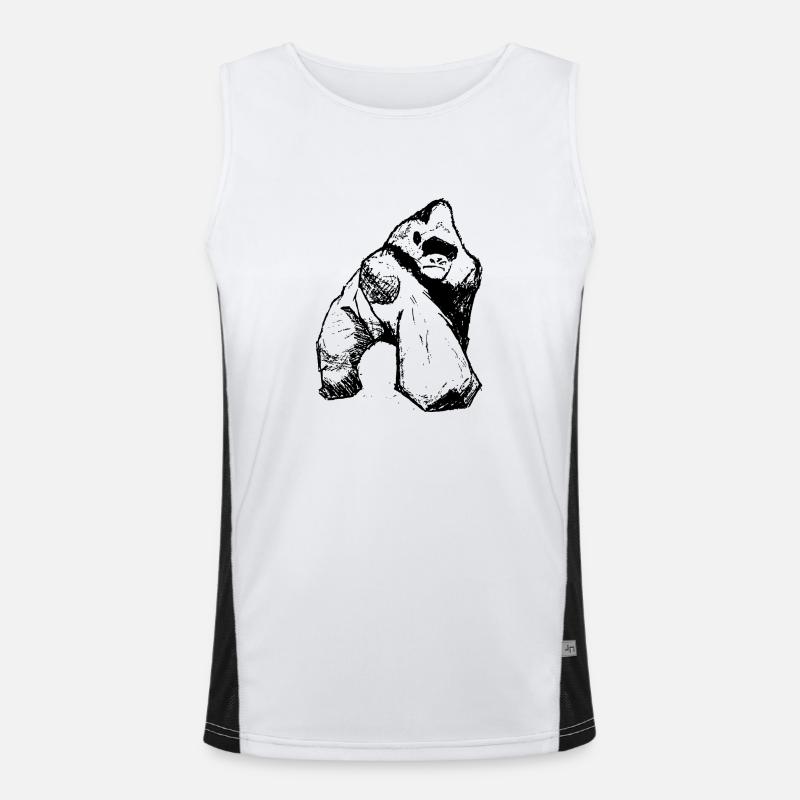 Gorilla & Silverback Men's Functional Contrast Tank Top 