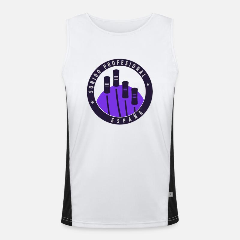 Logo with transparent background. Men's Functional Contrast Tank Top 