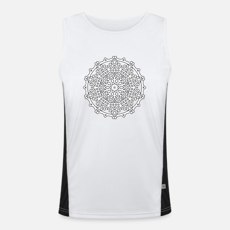 Mandala Débardeur respirant contrasté Homme 