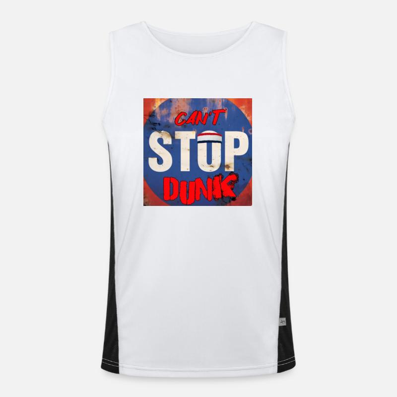 CAN'T STOP DUNK Débardeur respirant contrasté Homme 