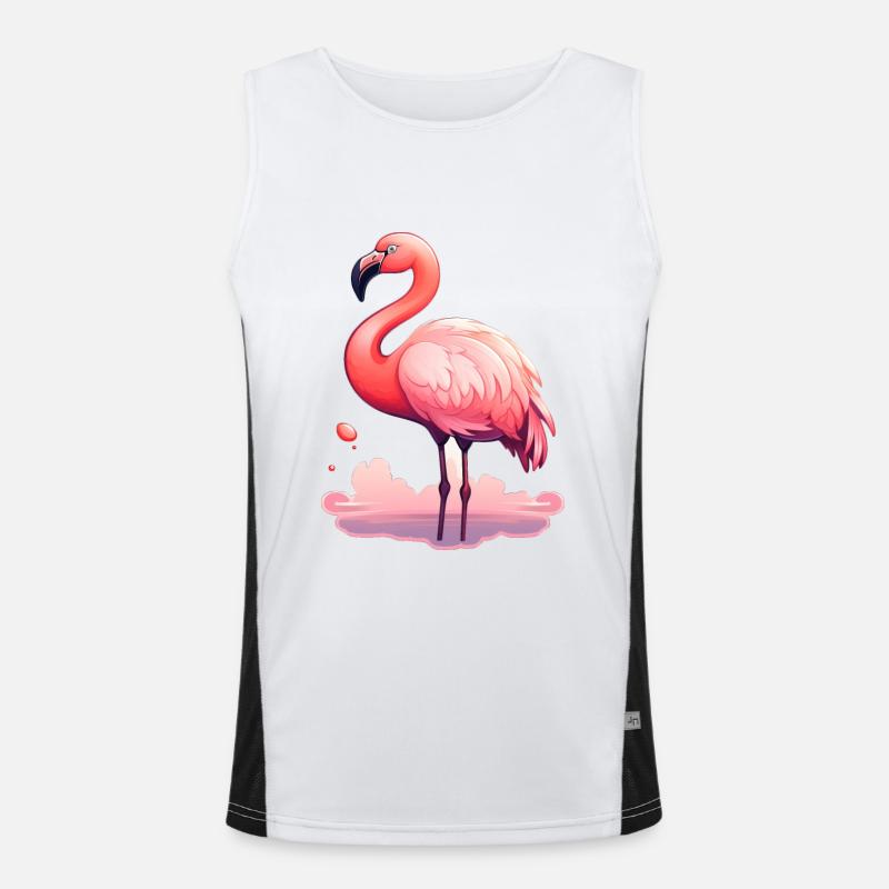 Flaming Men's Functional Contrast Tank Top 