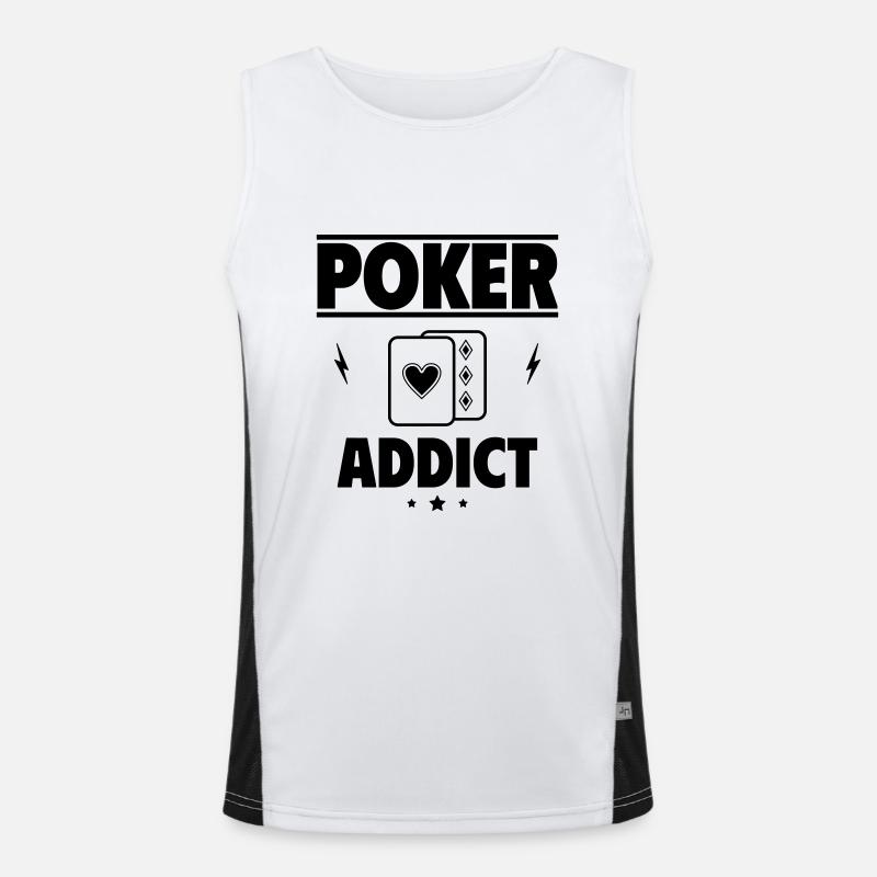 Poker Addict Men's Functional Contrast Tank Top 