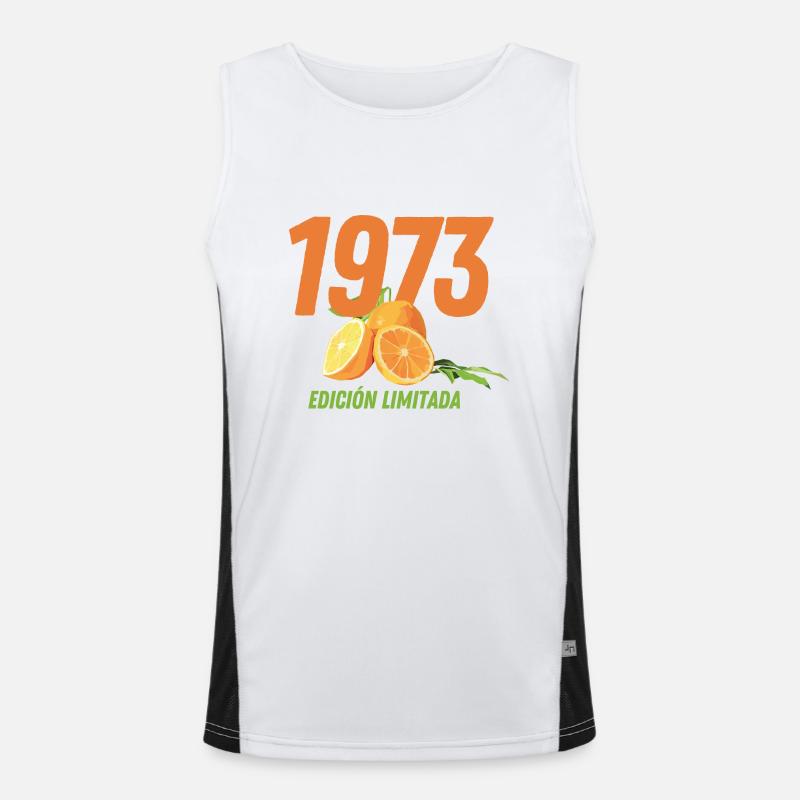 1973 - Edición Limitada Funktionelles Kontrast-Tank Top für Männer 