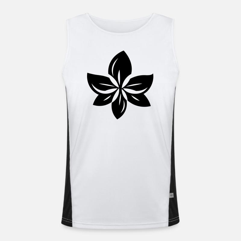 Fleur Débardeur respirant contrasté Homme 