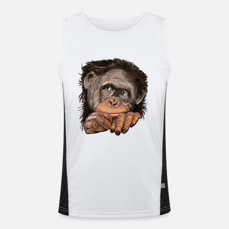 Monkey Men's Functional Contrast Tank Top 