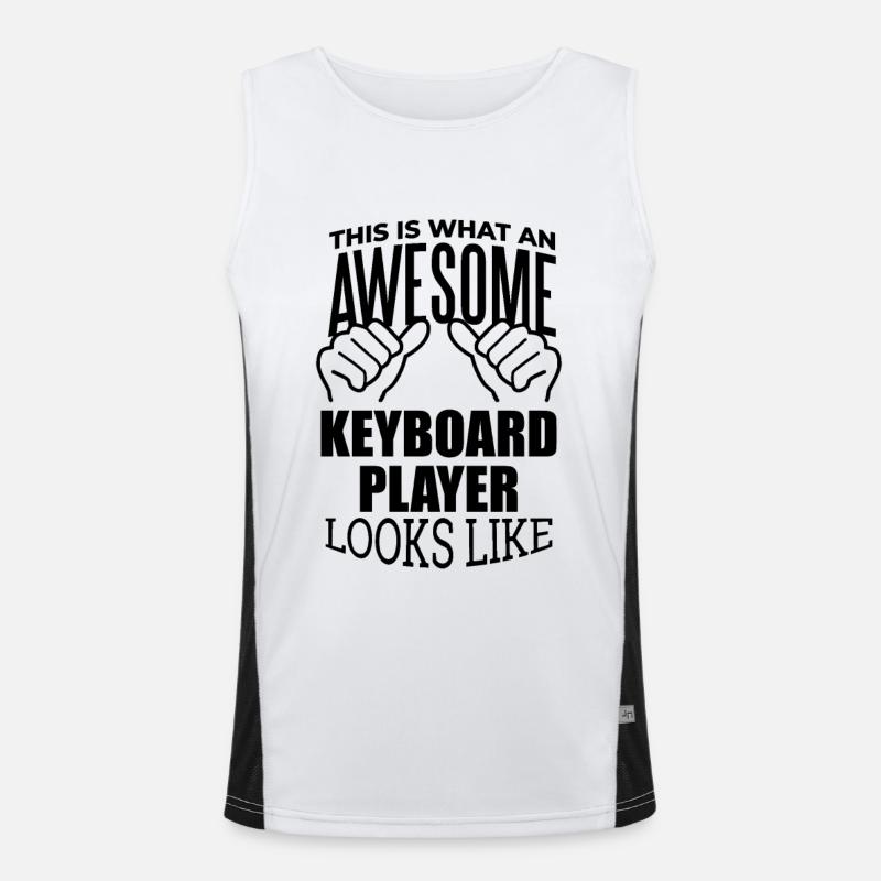 clavier Débardeur respirant contrasté Homme 