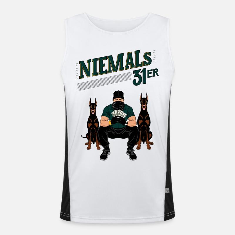 Never 31 Men's Functional Contrast Tank Top 