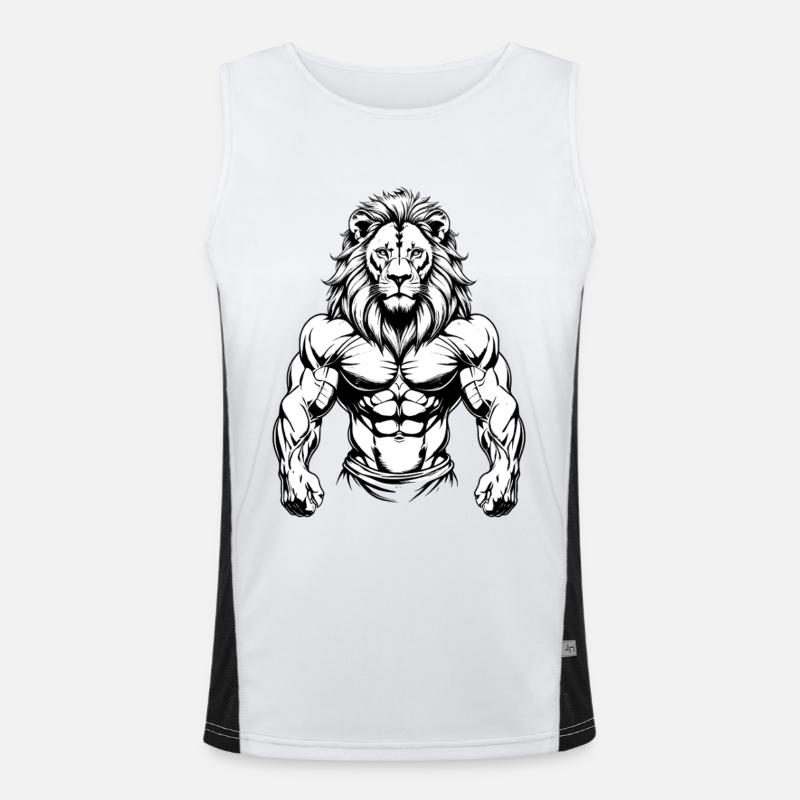 Force du Lion Débardeur respirant contrasté Homme 