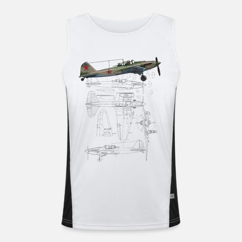 IL-2 Débardeur respirant contrasté Homme 