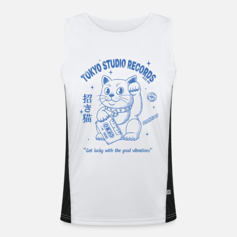 Maneki Neko Débardeur respirant contrasté Homme 