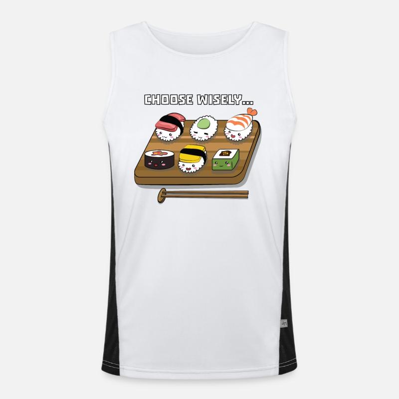 Sélection de sushi Débardeur respirant contrasté Homme 