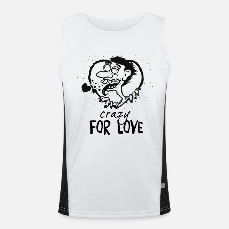 Crazy for Love Men's Functional Contrast Tank Top 