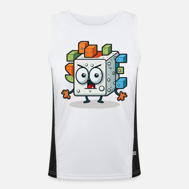 The Qubit Men's Functional Contrast Tank Top 