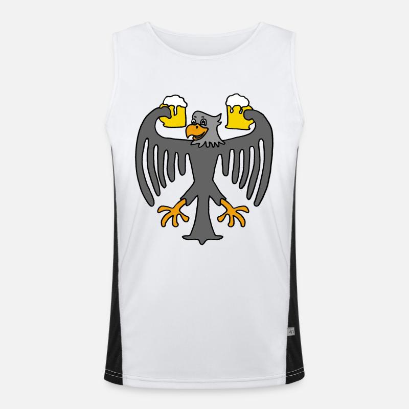 Germany Eagle Men's Functional Contrast Tank Top 