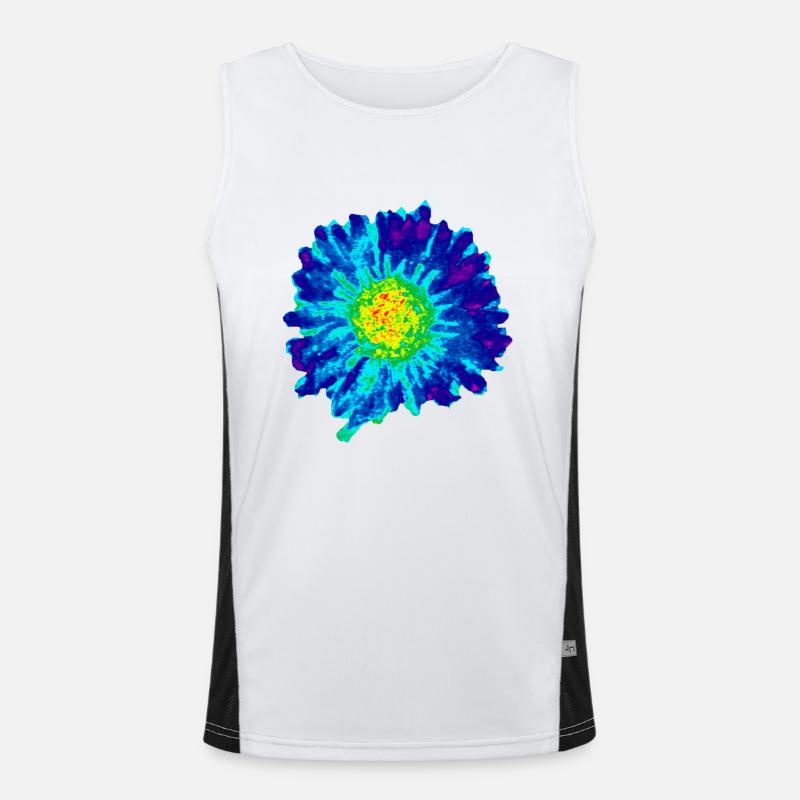 Sonnenblume222 Funktionelles Kontrast-Tank Top für Männer 