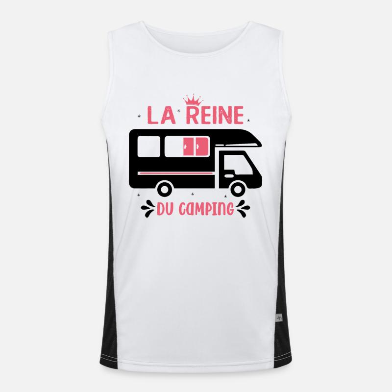 La Reine Du Camping Campeuse Débardeur respirant contrasté Homme 