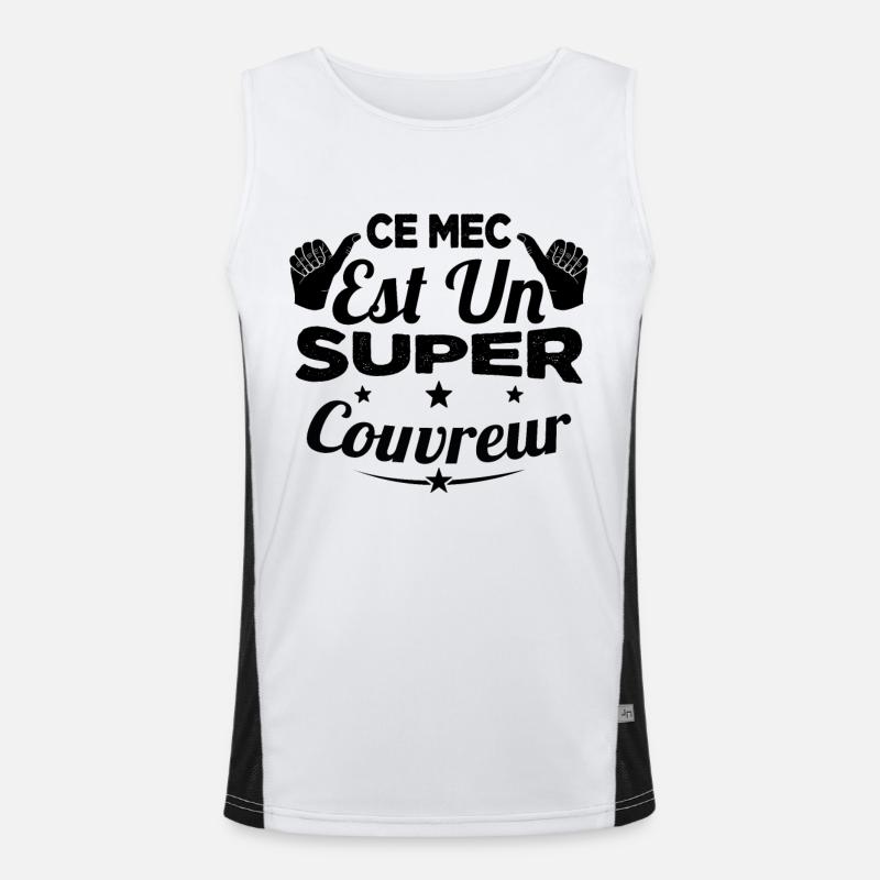Ce Mec Est Un Super Couvreur Cadeau Débardeur respirant contrasté Homme 