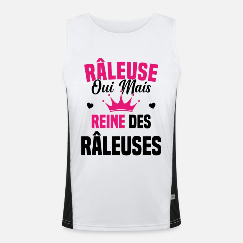 Reine des râleuses Débardeur respirant contrasté Homme 
