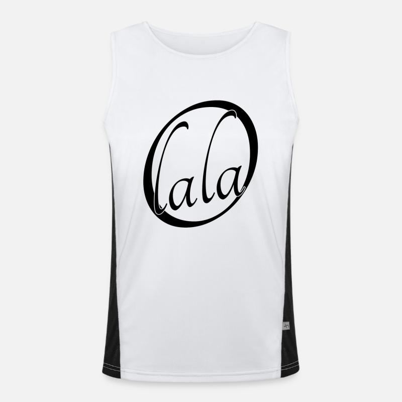 Oh lala Funktionelles Kontrast-Tank Top für Männer 