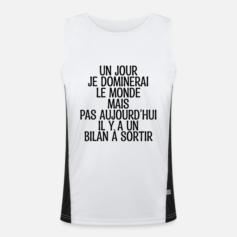 Comptable Comptabilité Calcul Métier Cadeau Humour Débardeur respirant contrasté Homme 
