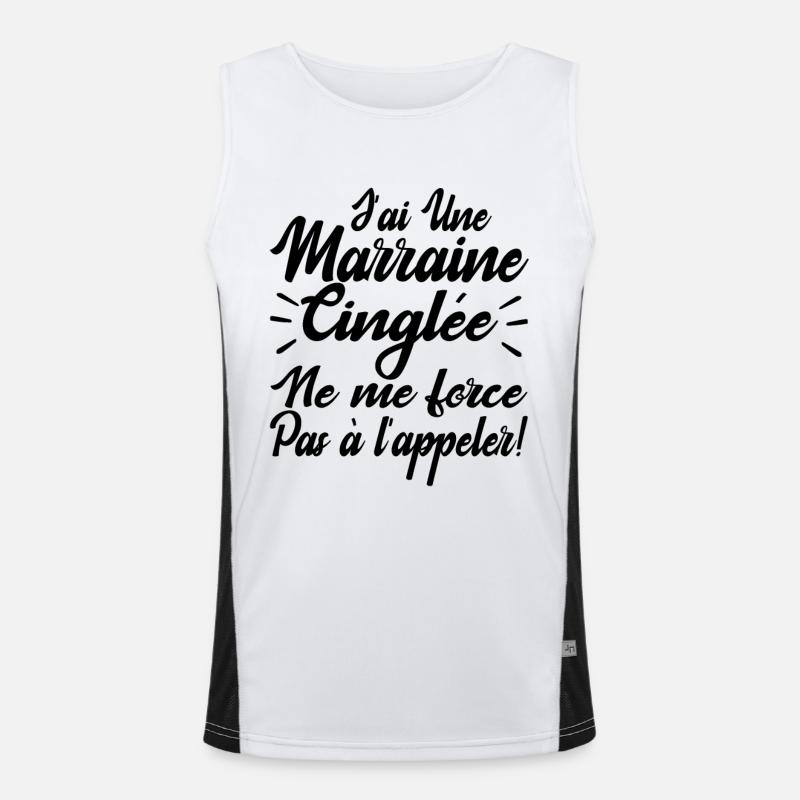 J'ai une Marraine Cinglée Débardeur respirant contrasté Homme 