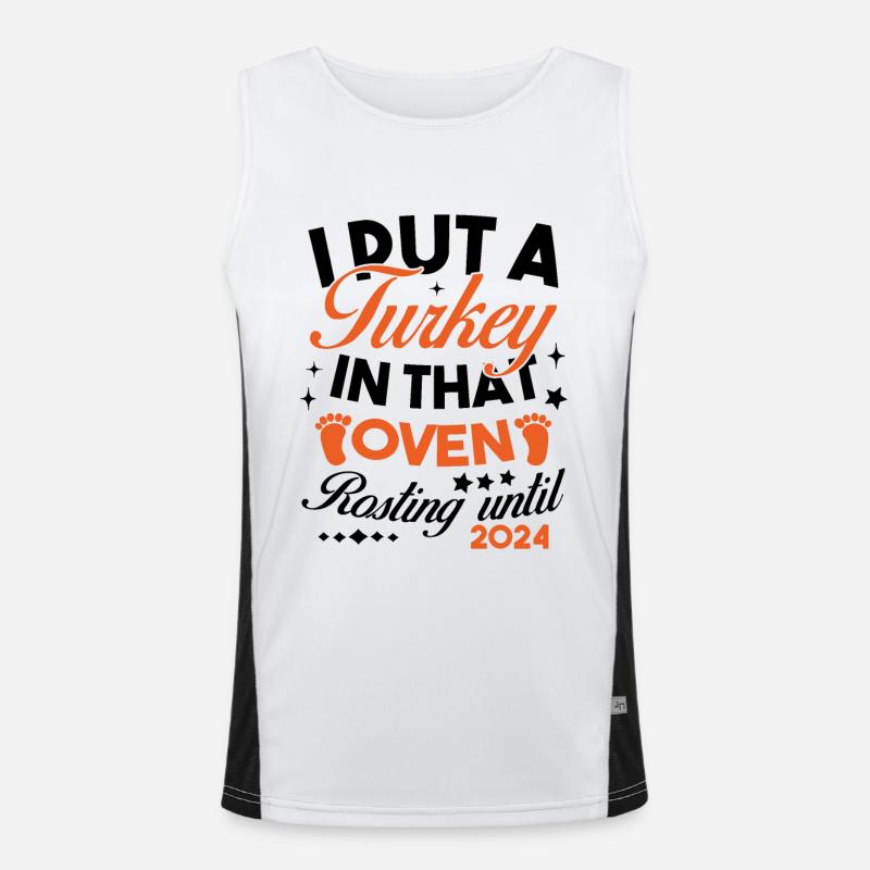 J’ai mis une dinde dans ce four 2024 Débardeur respirant contrasté Homme 