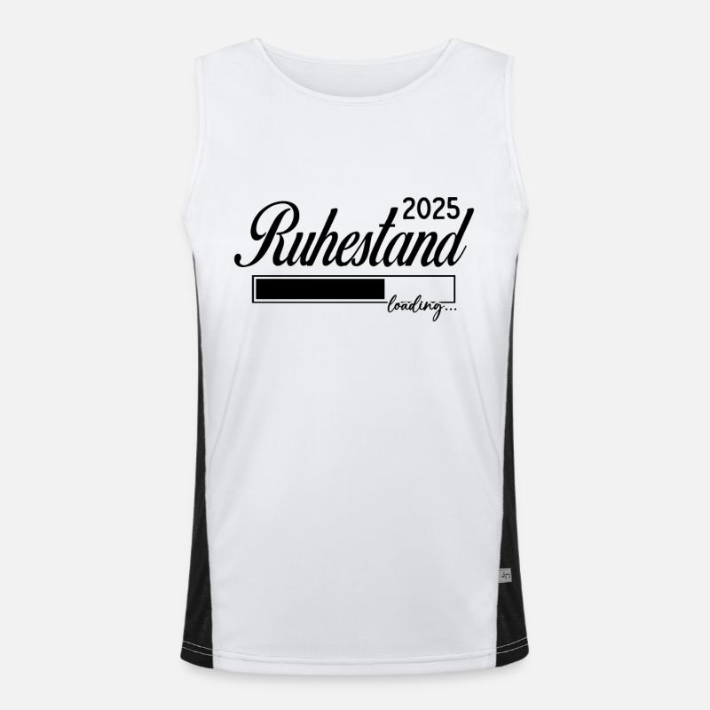 Ruhestand 2025 loading Funktionelles Kontrast-Tank Top für Männer 