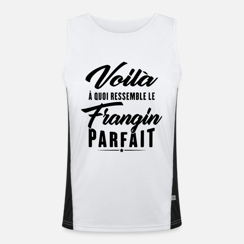 So sieht der perfekte Bruder aus Funktionelles Kontrast-Tank Top für Männer 